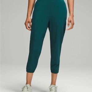 Lululemon Adapted High Rise Cropped Jogger Forest green Jogger Pants